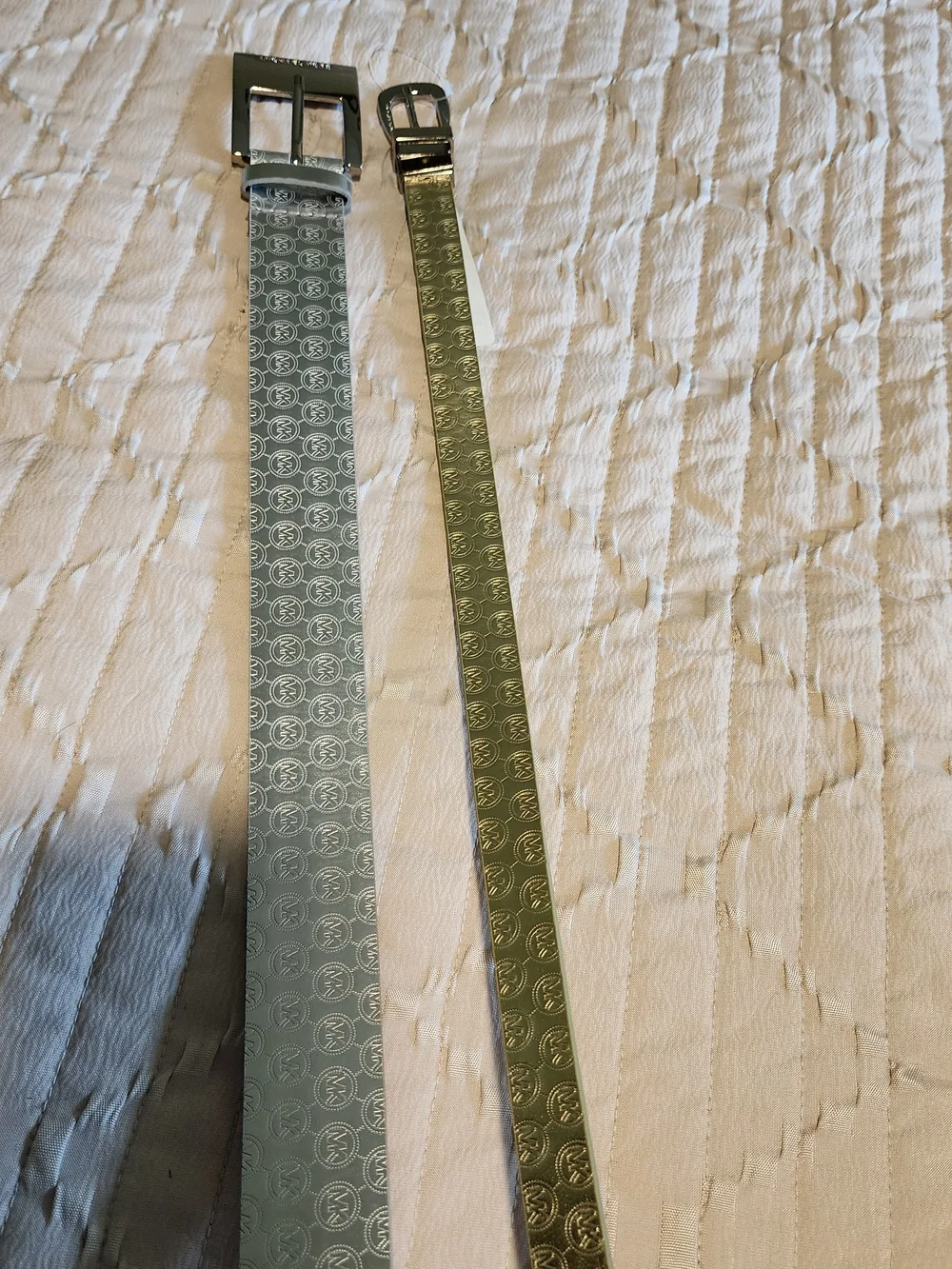 Michael Kors Silver Colored and Gold Colored Belts